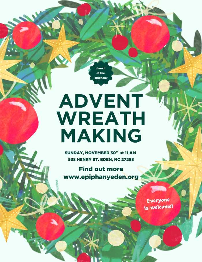 Making Advent Wreaths