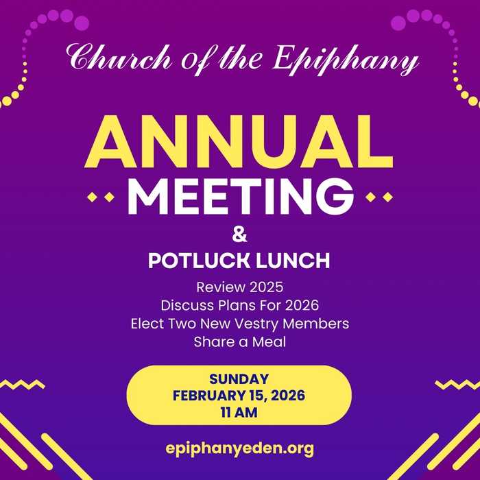 Annual Meeting Jan 25 11 am