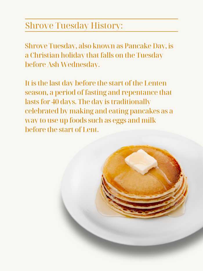 What is Shrove Tuesday?