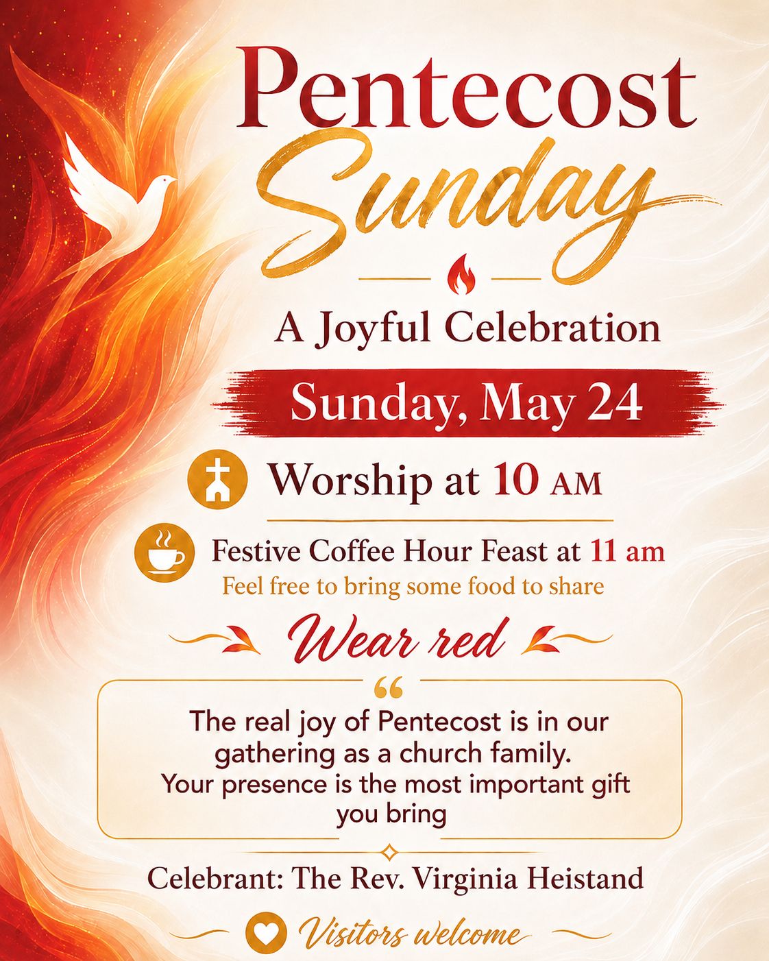 Pentecost Celebration May 24, 2026