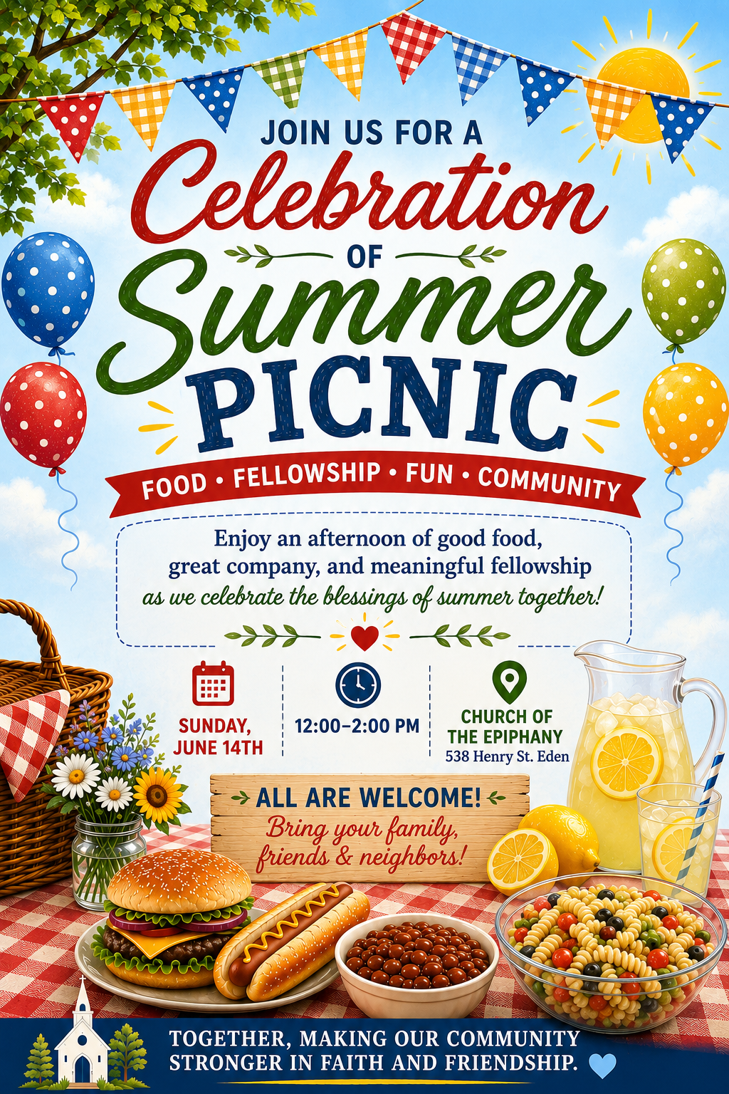 Community Picnic June 14, 2026